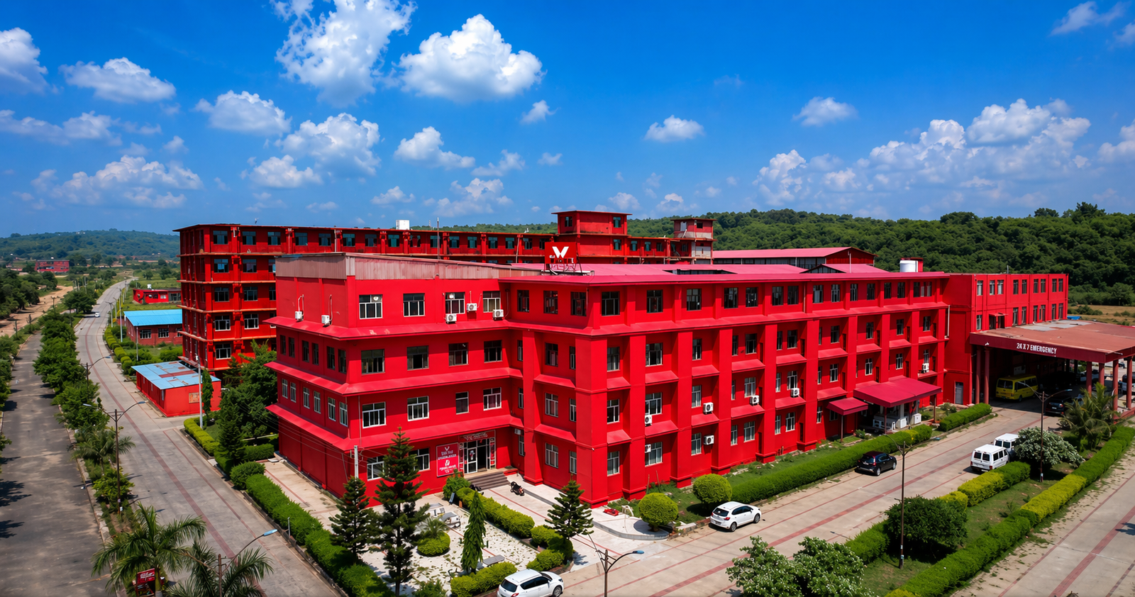 white medical banner